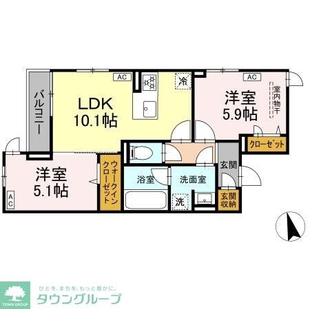 D-ZESTの物件間取画像